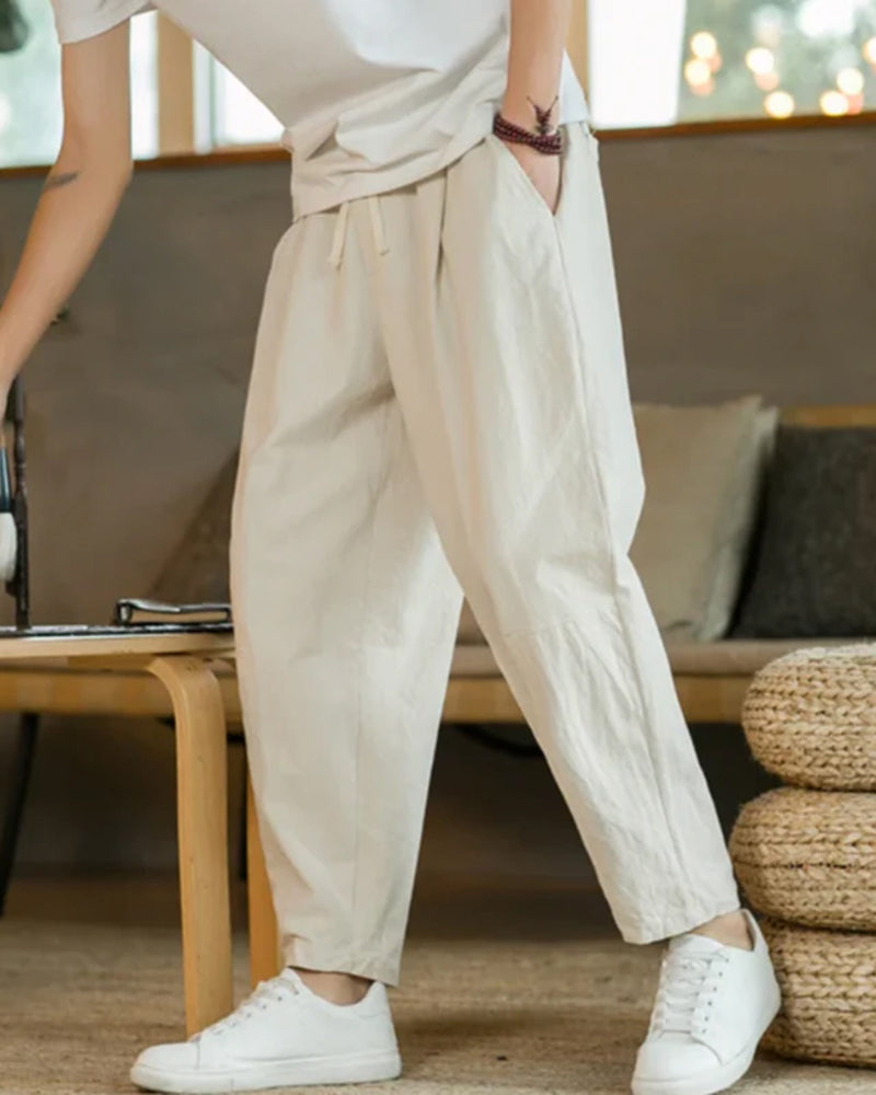 Belvara Hose - Cancun Baumwolle Hose