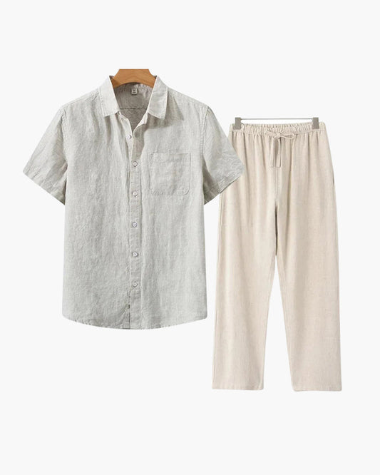 Belvara Hose - Belvara Leinen Combo (Kurzarm)