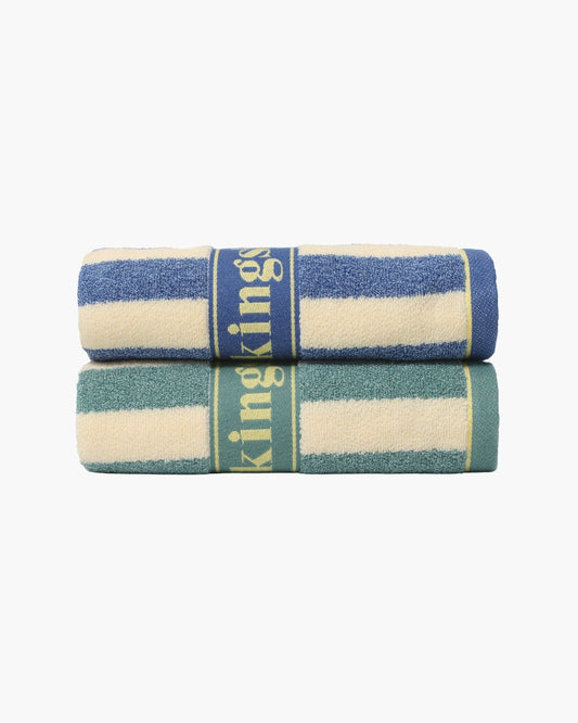Belvara Accessoire - Coastal Stripe Hand Handtuch