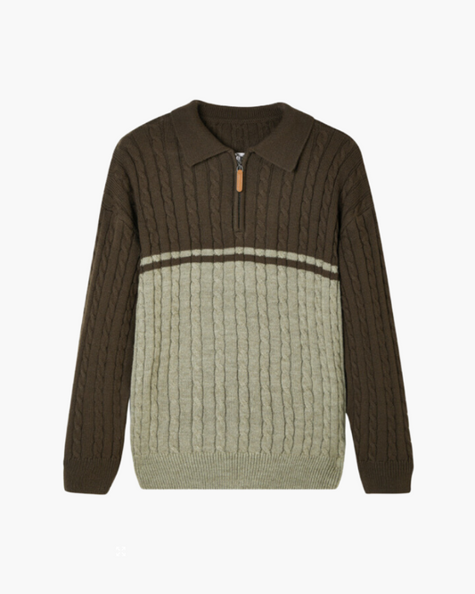 Belvara Strick - Premiumwolle Zip-Up